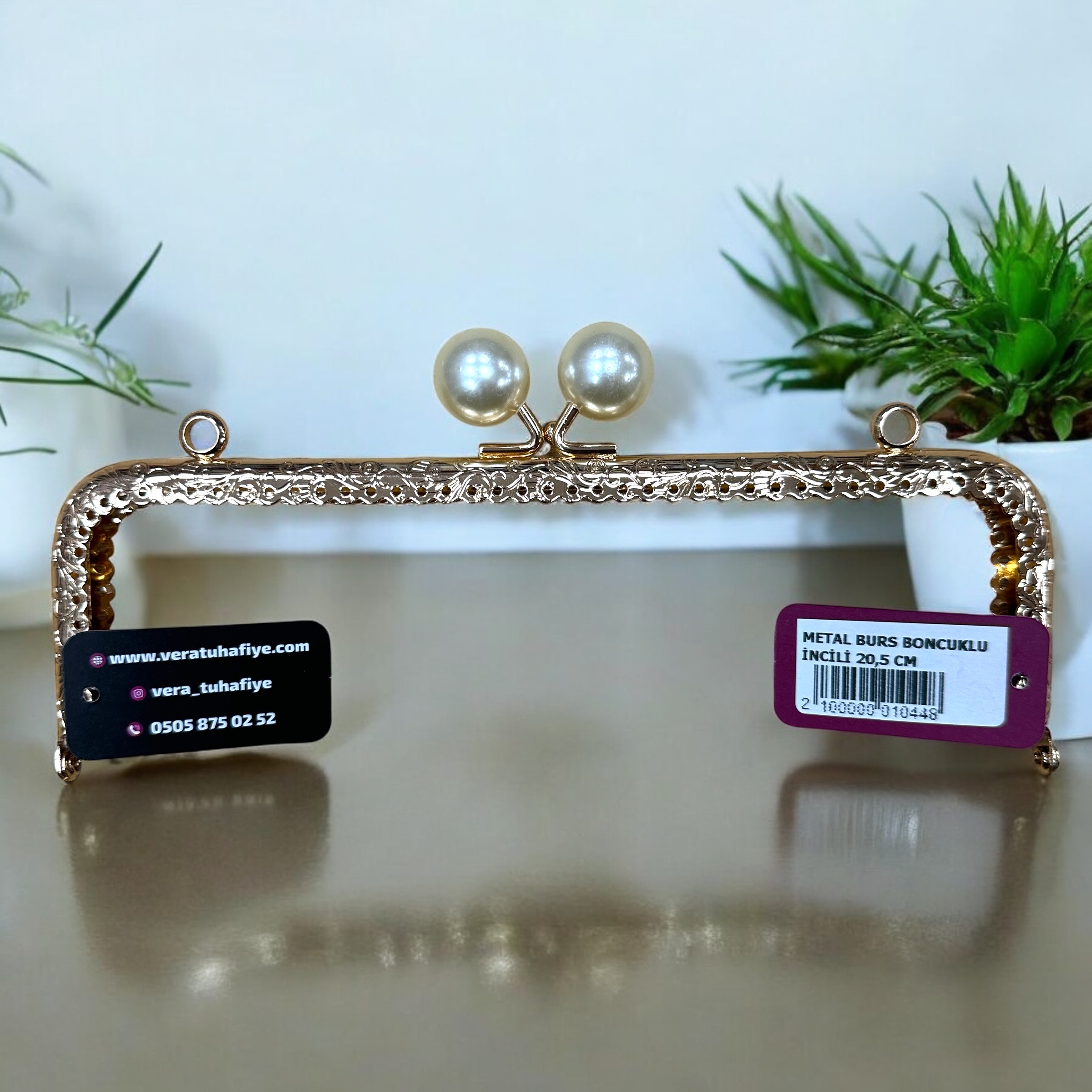 20.5 CM DİKMELİ BONCUKLU